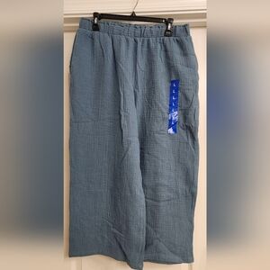 Jessica Simpson Slate Blue Textured Pants